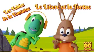 Le lièvre et la tortue | Fable de La Fontaine | dessin animé en français