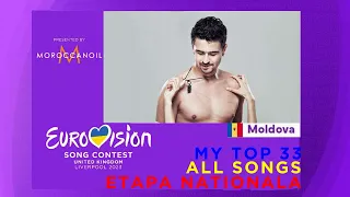 EUROVISION 2023 #esc23 MOLDOVA ( Etapa Nationala - TOP 33) #moldova