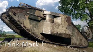 Tank Mark I lego stop motion