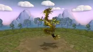 Существа по Spore #7 Позолотый дракон