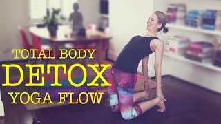 65 min Total Body Detox Yoga Flow | circulation, connection, calmness