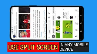 How To Enable Split Screen On Any Andriod Device || Quick Fix And Solution