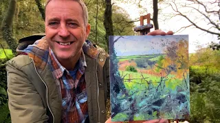 Plein Air Painting | Autumn landscape in oils