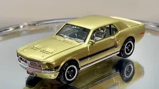 John316diecast Matchbox 2020 Mustang Series 1968 Ford Mustang GT CS Metalflake Gold