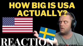 A Swede reacts to how big the USA actually is