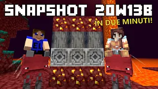 #Minecraft 1.16 in 2 MINUTI | SONO TROPPO CARINI 😍 #SnapShot 20w13b