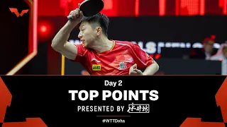 Top Points of Day 2 presented by Shuijingfang | WTT Finals Men Doha 2023