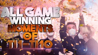 DOTA 2 - ALL GAME-WINNING Moments in The International History (TI1-TI10)