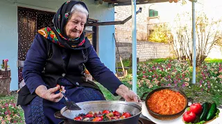 POMİDOR ÇIĞIRTMASI və ATLAMA-əsl yaz yeməkləri hazırladıq