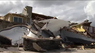 Damage assessments are underway in Wilbur-by-the-Sea where homes collapsed