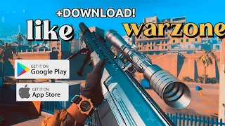 Top 10 BEST FPS Games Like Warzone Mobile for iOS/Android! High Graphics! [Free Download]