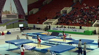 Japan 1 (JPN) W - 2018 Trampoline Worlds, St. Petersburg (RUS) - Qualification Synchro R2