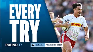 Big Weekend in Fight for the Playoffs! | Every Round 17 Try! | Gallagher Premiership 2023/24