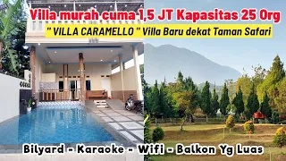 VILLA MURAH 1 JUTAAN KAPASITAS 25 ORG | Villa Caramello Cisarua Puncak Bogor