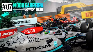 F1 2022 - MODO CARREIRA - GP DE MÔNACO 50% - CORRER AQUI É MUITO BOM! SOCORRO! - EP 07