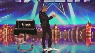 Darcy Oake Audition jaw-dropping dove illusions Britain's Got Talent 2014