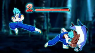 Vegito's New Command Grab In A Combo Dbfz