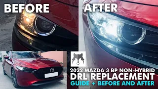 (PH) 2022 Mazda 3 2.0 Non-Hybrid - Plug and Play DRL Replacement