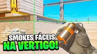 Smokes PRÁTICAS e FACEÍS na VERTIGO do CS2!