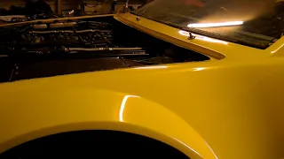 Lamborghini Jarama first engine run after rebuild