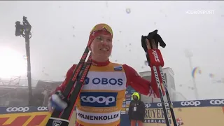 Победа Большунова в марафоне (50км, классика) Осло. Bolshunov vs Kruger. Oslo 50km. 08/03/2020