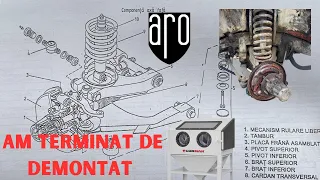 ARO 244 - Am demontat AXA FATA. Mi-am facut cabina de SABLAT !