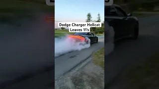 Dodge Charger Hellcat Leaves 11’s #dodge #charger #hellcat #dodgehellcat #chargerhellcat #mopar