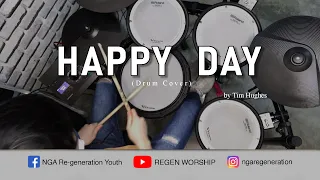 |Drum Cover| [ 鼓 教学]  Happy Day - Tim Hughes