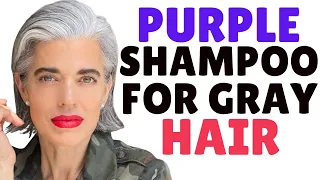 PURPLE SHAMPOO FOR GRAY HAIR | Nikol Johnson