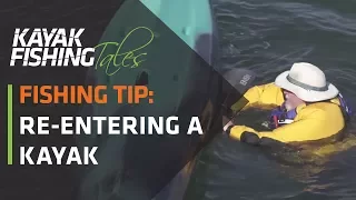 Kayak Fishing Tip | How to Re-Enter A Kayak From the Water | Self-Rescue