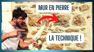 Pierres apparentes : ma technique simple et pas chère