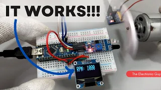 I made this Tachometer using IR sensor!