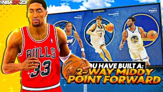 BEST 2-WAY MIDDY POINT FORWARD BUILD ON NBA 2K23 OLD & NEW GEN! VOL. 33