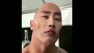 the wok eyebrow raise (the rock meme)