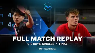 JANG Seongil (KOR) VS REDZIMSKI Milosz (POL) | U19 BS Final | WTT YC Varazdin 2023