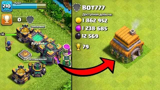 0 КУБКОВ НА ТХ14 l ЧТО ПРОИСХОДИТ НА ЭТИХ ТРОФЕЯХ? CLASH OF CLANS