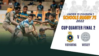 Wesley College vs Vidyartha College - Under 19 Schools Sevens 2022 - 2nd Cup Quarter Final