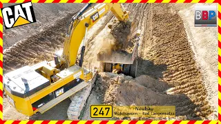 👷 CAT 390D, 4x 773D - B 247 Mühlhausen, 2023. #13 #caterpillar #excavator