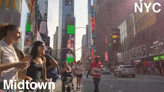 Times Square & Rockefeller Center - NYC Midtown Walk [4k]