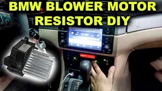 BMW E46 AC Blower Motor Resistor Replacement DIY