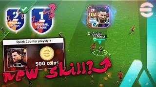 Using Quick Counter & UNDERRATED skill to dominate eFootball divisions