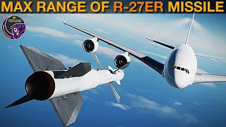 Max Range Of R-27ER Air To Air Missile | DCS WORLD