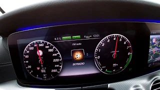 MERCEDES-BENZ E350e Hybrid - 0-100-150 km/h - acceleration - drift