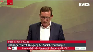 LIVE: Pressekonferenz zur Versorgungssicherheit mit Erdgas in Deutschland