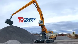 New Liebherr LH 110 C High Rise Port Litronic Assembly Timelapse | Tracey Road