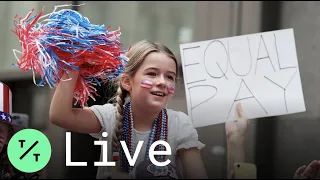 USWNT Fans Demand Equal Pay at World Cup Ticker Tape Parade