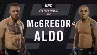 UFC 2: online ranked match - Conor "Notorious" McGregor v Jose "Scarface" Aldo (me)