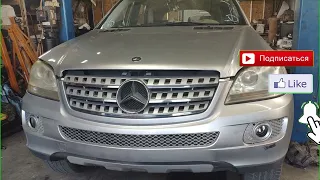 Mercedes ML350 W164 Как снять бампер  Mercedes ML 350 W164 removal bumper