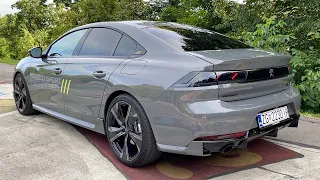 NEW Peugeot 508 PSE 2022 - FIRST LOOK & visual REVIEW (360 HP hybrid)