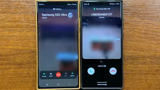 Samsung S23 Ultra vs Samsung S22 Ultra VoLTE Native Video Calling Incoming & Outgoing Calls